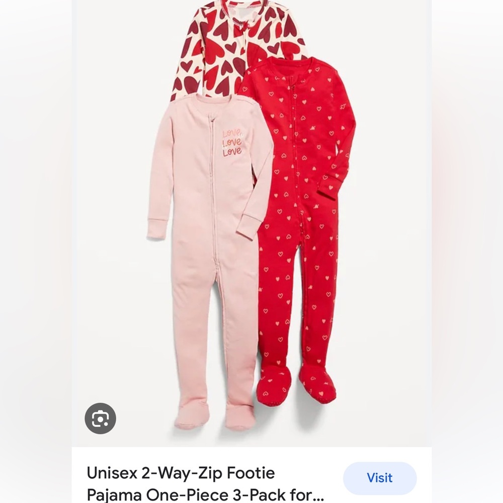 NWT Old Navy zip footed pajamas